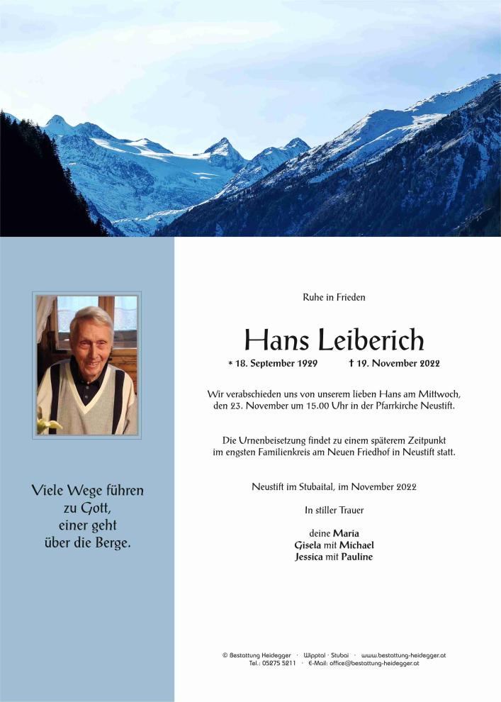 Hans Leiberich
